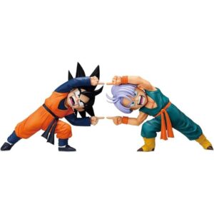 figura ichibansho dragon ball z son goten y trunks (batalla del super saiyan) estatua coleccionable maestra