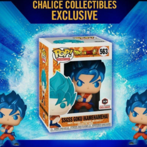funko pop! dbz metallic ssgss goku (kamehameha)
