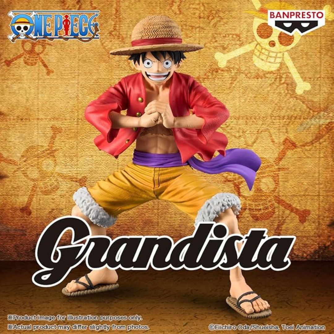 banpresto una pieza monkey d. luffy, figura grandista de bandai spirits banpresto una pieza monkey d. luffy, figura grandista de bandai spirits