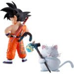 ichibansho figure dragon ball son goku & karin (el mirador sobre las nubes), estatua coleccionable de bandai spirits masterlise