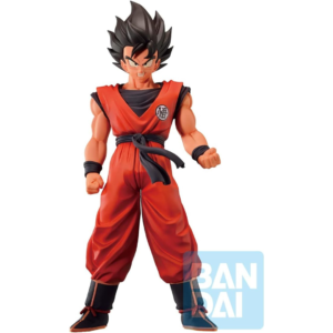 figura de ichibansho – dragon ball z – son goku kaioken (la fuerza ginyu), estatua coleccionable de bandai spirits
