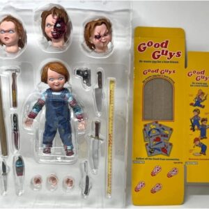 neca figura de acción de chucky en escala, 4 pulgadas