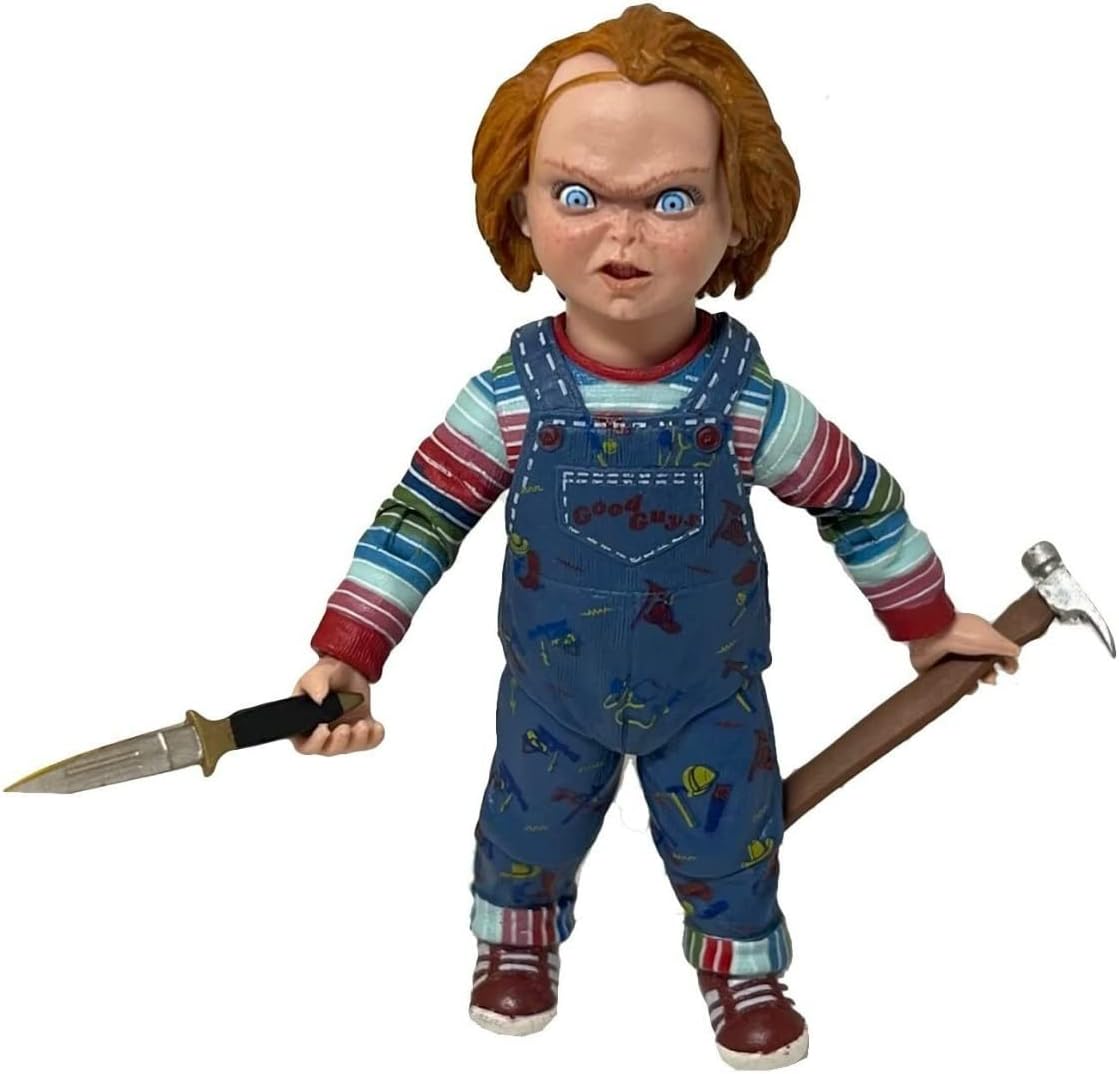 neca figura de acción de chucky en escala, 4 pulgadas neca figura de acción de chucky en escala, 4 pulgadas